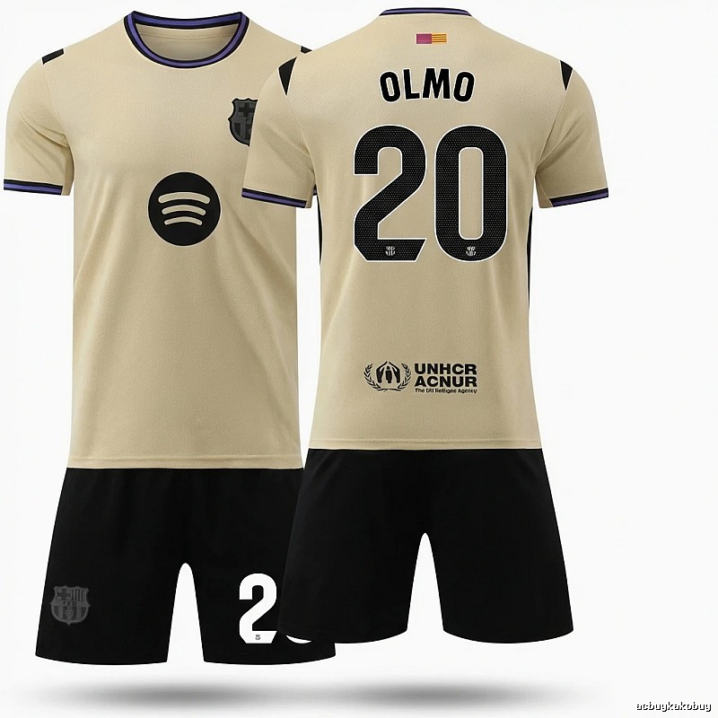 Barcelona co-branded style beige jersey