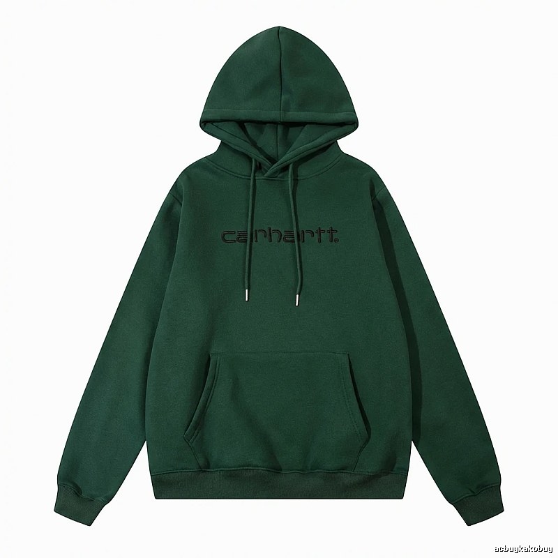 Carhartt basic hoodie (dark green)
