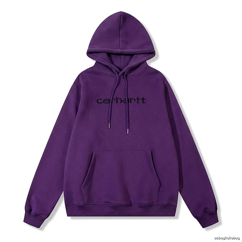 Carhartt simple-style purple sweatshirt