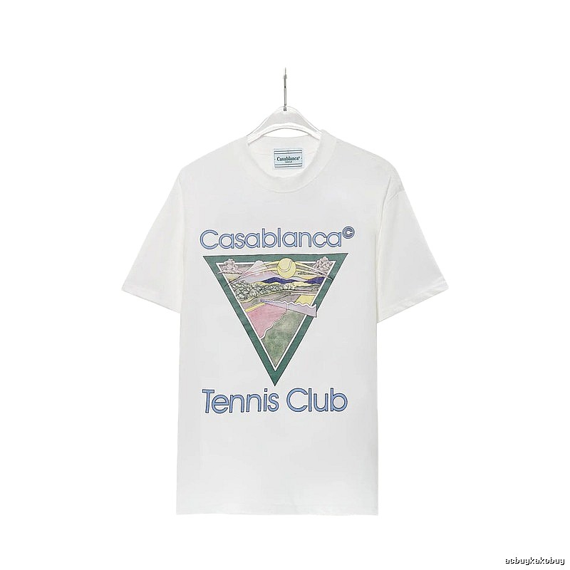 Casablanca Tennis Club Wind White T-shirt