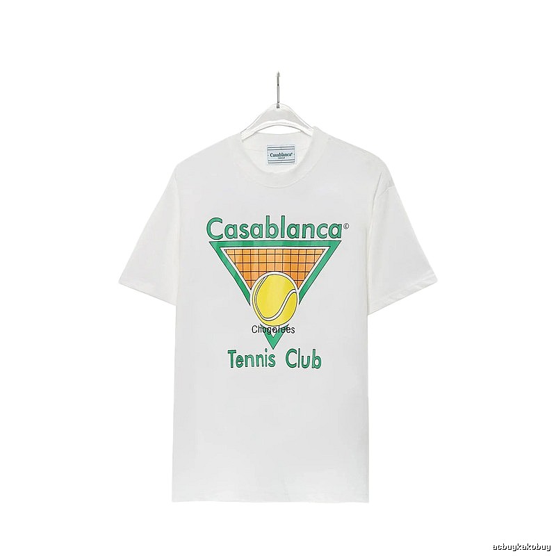 Casablanca Tennis Style White T-shirt