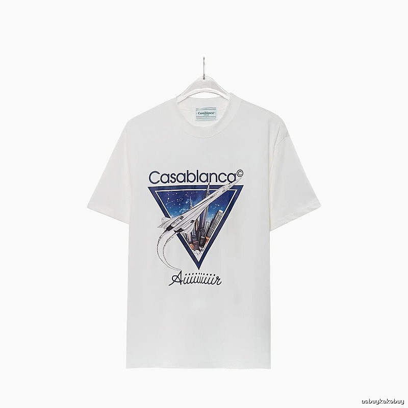 Casablanca Universe Wind White T-shirt