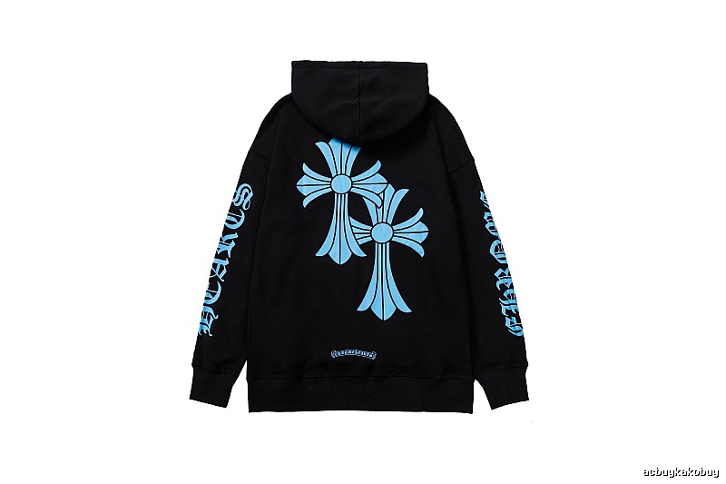 Chrome Hearts 2088-15 Black Cross Graphic Hoodie Daily Styling