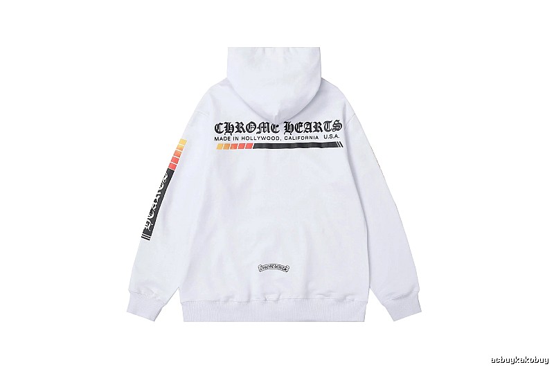 Chrome Hearts 2089-36 White Cross Graphic Hoodie Smart Casual