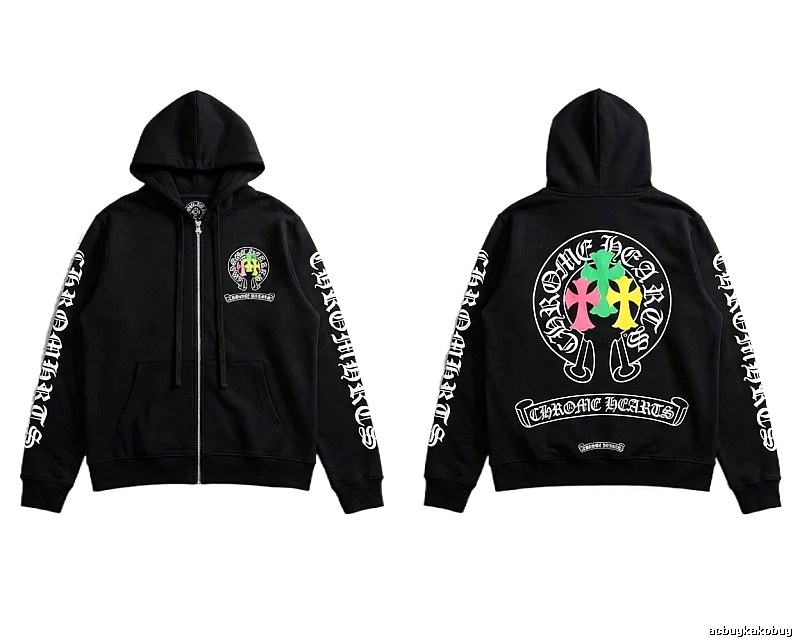 Chrome Hearts Colorful Retro Style Sweatshirt