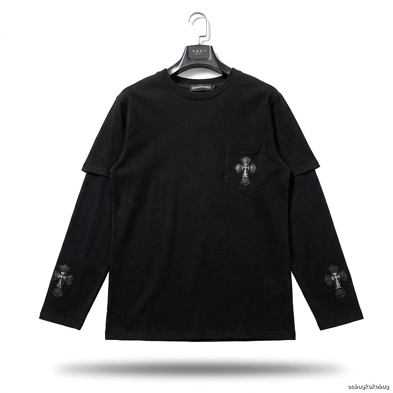 Chrome Hearts Cross Dark Style Top
