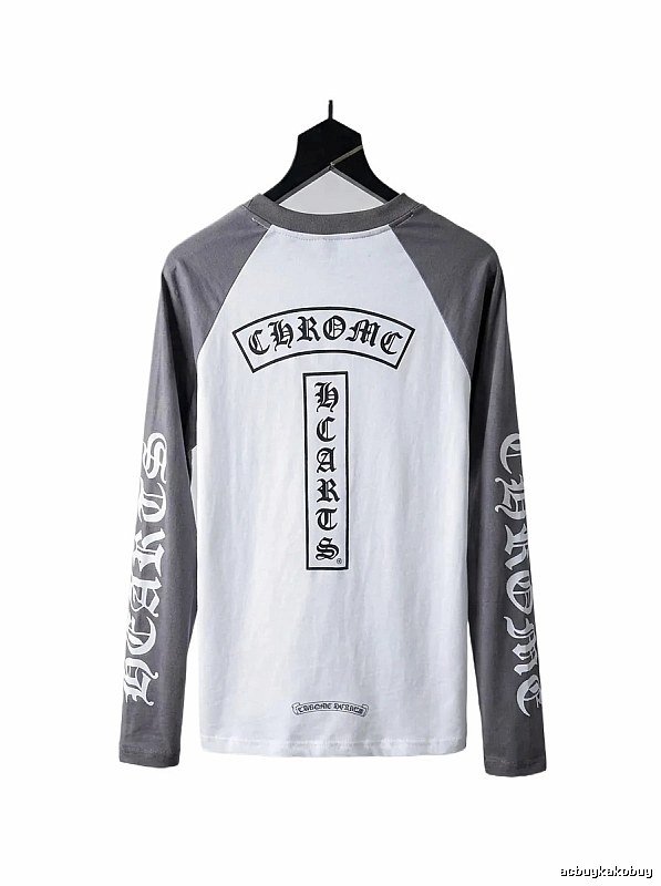 Chrome Hearts Dark Style Gray Long-sleeved Shirt