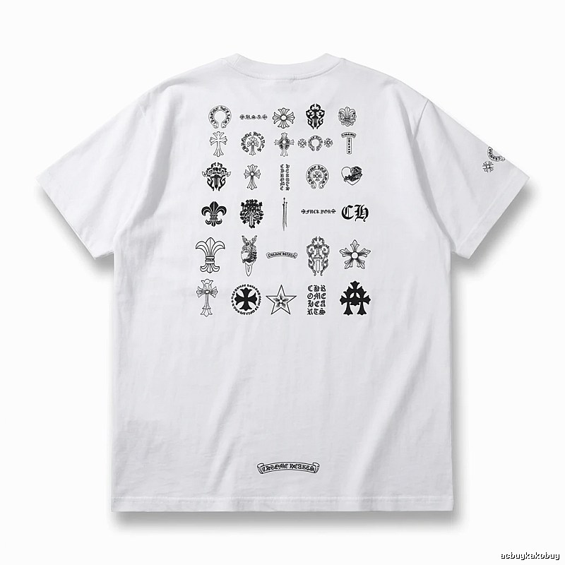 Chrome Hearts Dark Style White T-shirt