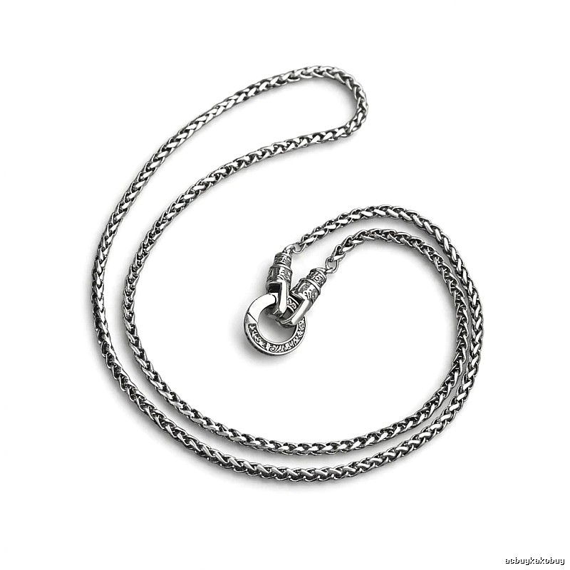 Chrome Hearts Retro Style Silver Necklace