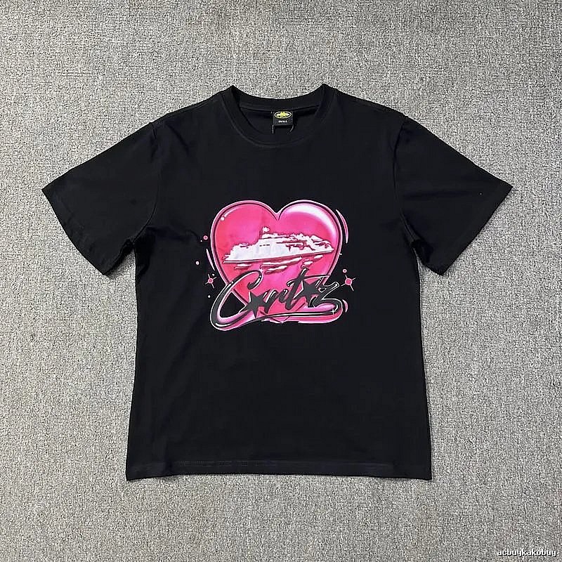 Corteiz Patterned Logo T-shirt Black Corteiz with Signature Styling