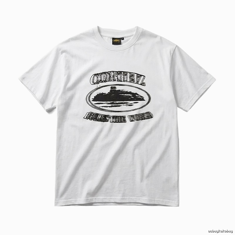 Corteiz retro-style white T-shirt