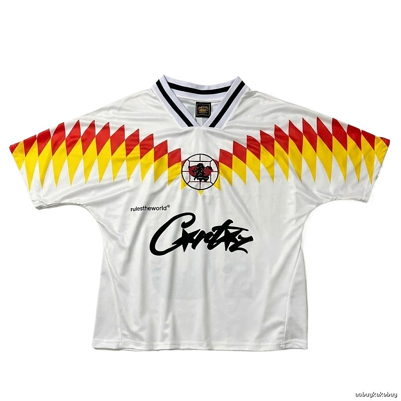 Corteiz sporty white short-sleeved shirt