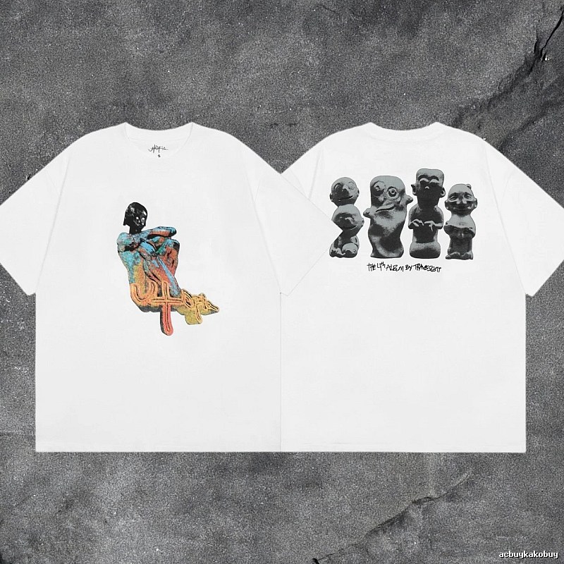 Denim Tears White Graphic T-Shirt Match Day