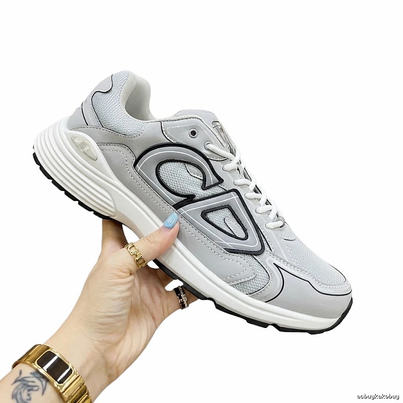 Dior grey sporty dad shoes