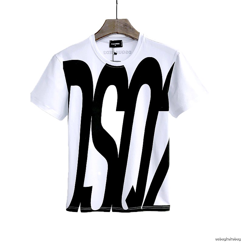 DSQUARED2 Large Letter Street Style White T-Shirt
