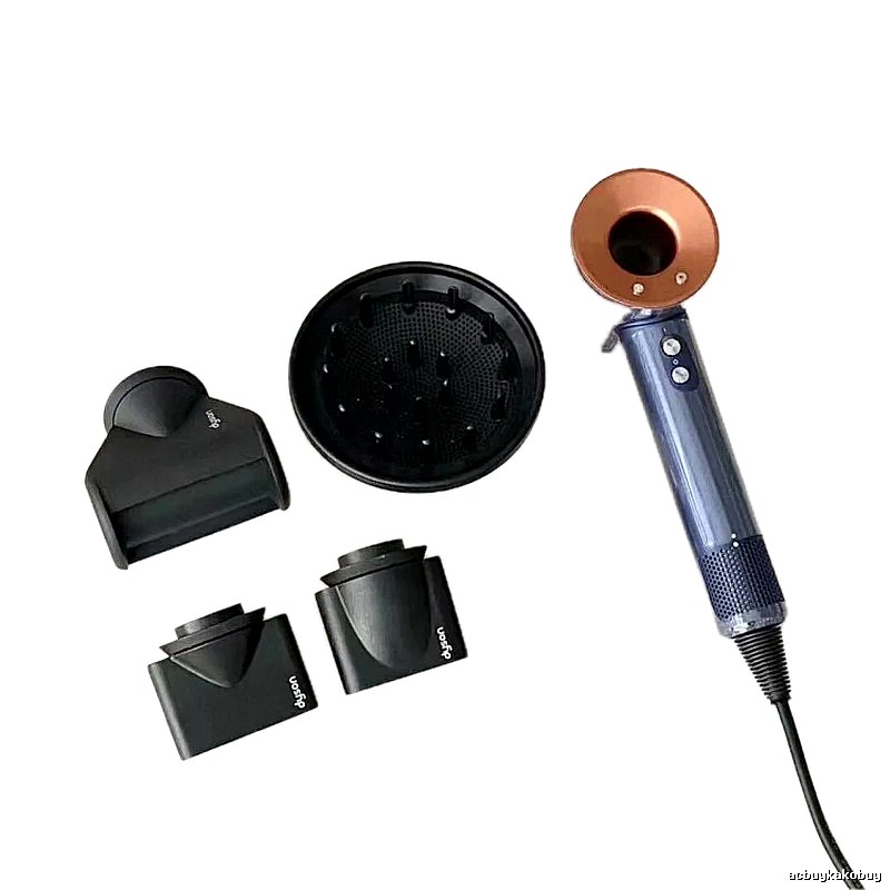 Dyson Supersonic Hair Dryer Set in Blue and Copper