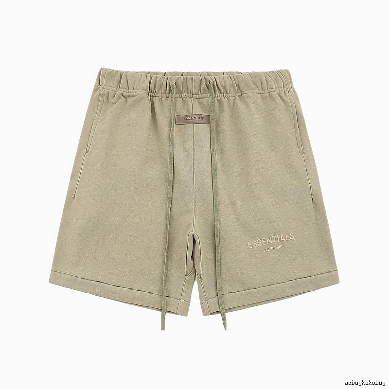 ESSENTIALS Basic Khaki Shorts