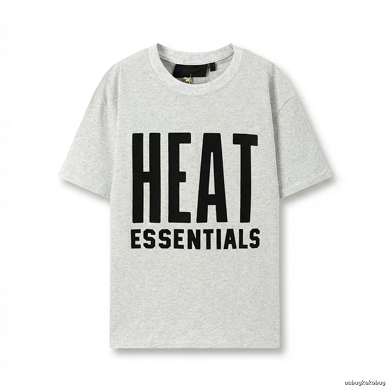 ESSENTIALS HEAT Series Grey T-shirt