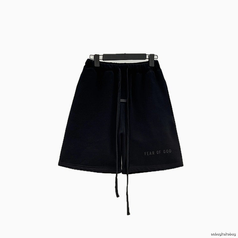 ESSENTIALS minimalist style black shorts