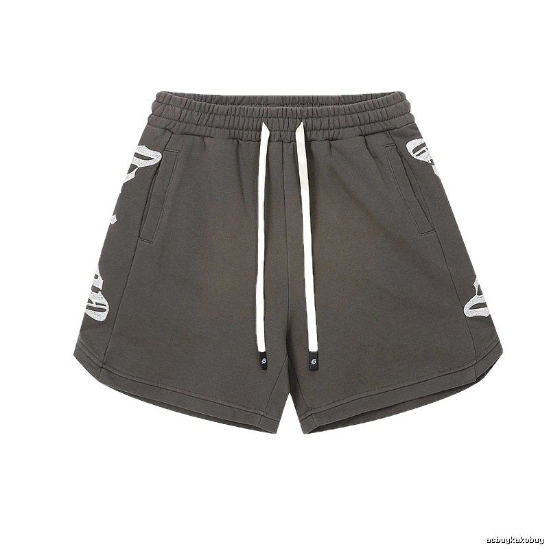 Godspeed Printed Street Style Charcoal Gray Casual Shorts