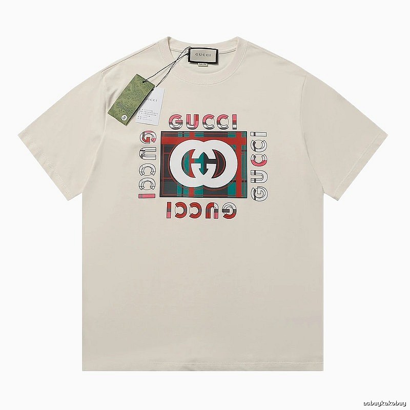 Gucci printed fashion white T-shirt