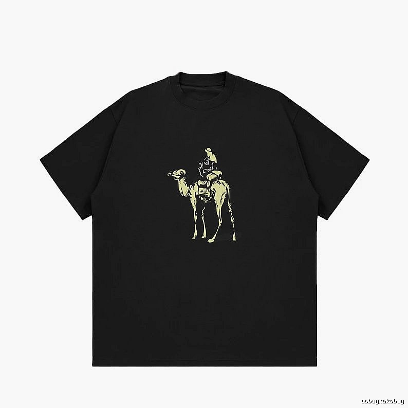 Hermes Casual Horse graphic T-shirt White Equestrian Artwork for Streetwear Looks