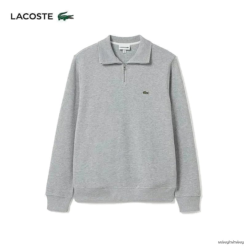 Lacoste Casual Quarter-zip sweatshirt Black Quarter Zip for Streetwear Looks
