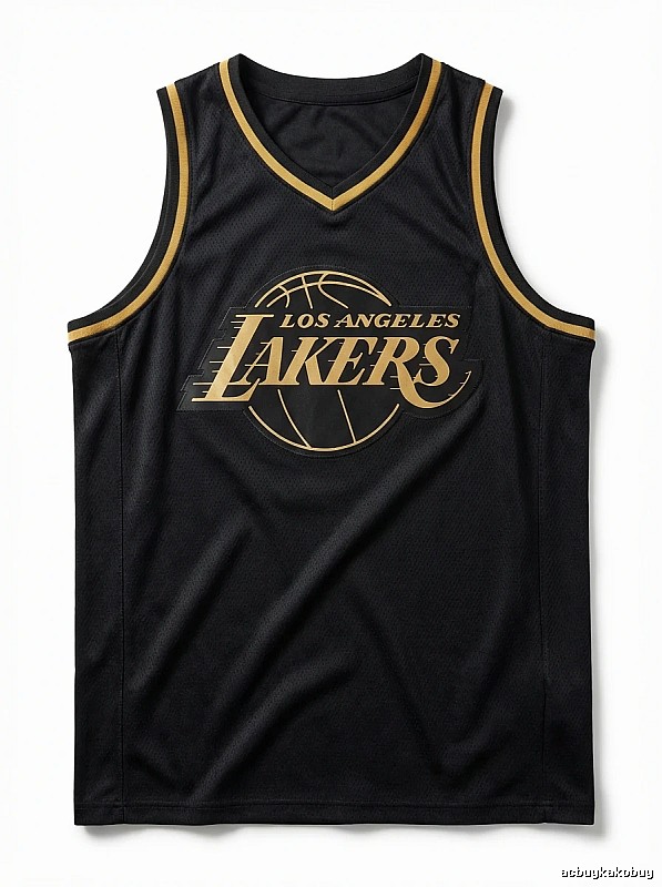 LBJ Lakers retro black jersey