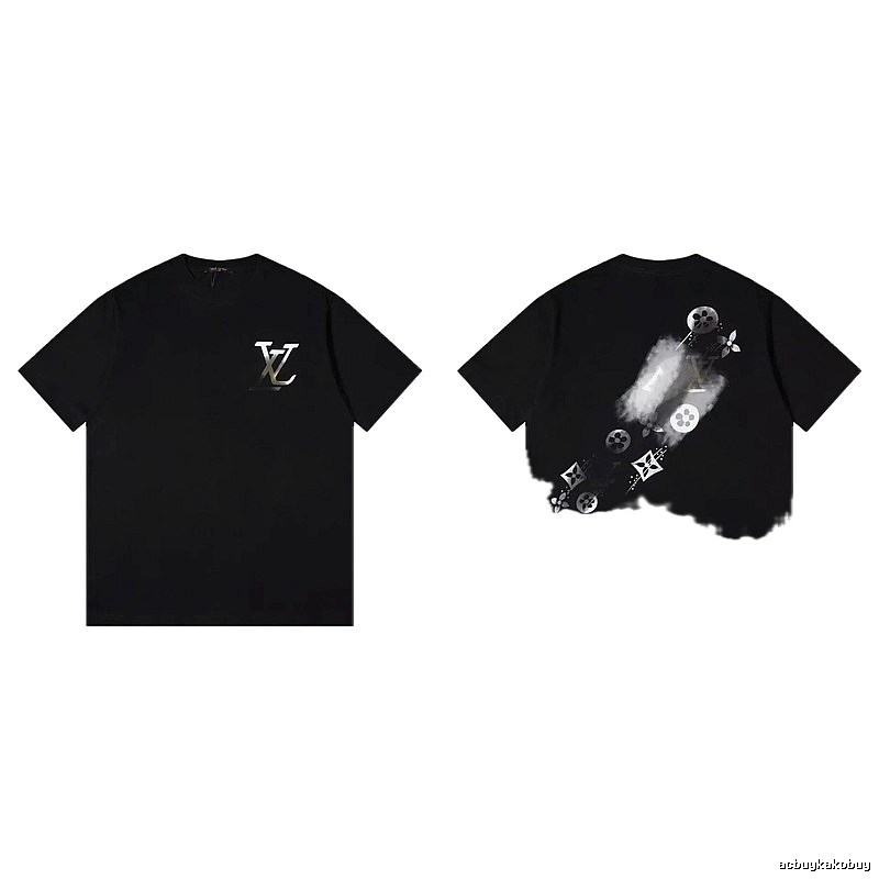 Louis Vuitton Monogram Cool Trendy Style Black Short-sleeve T-shirt