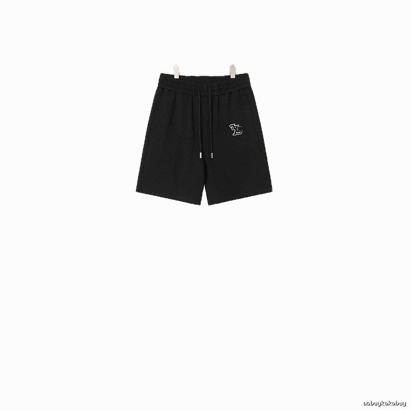 LV casual style black shorts