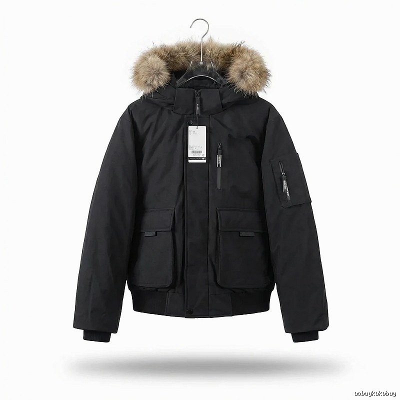MLB Workwear Style Black Down Jacket