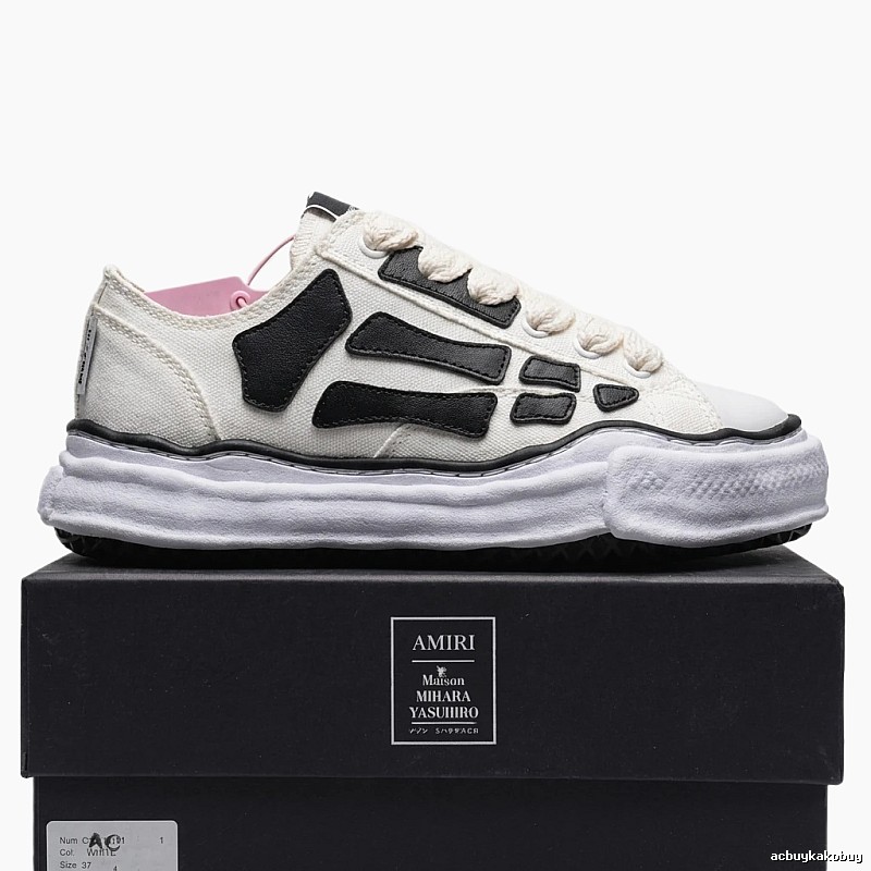 MMY Deconstructed Style Black and White Sports Shoes
