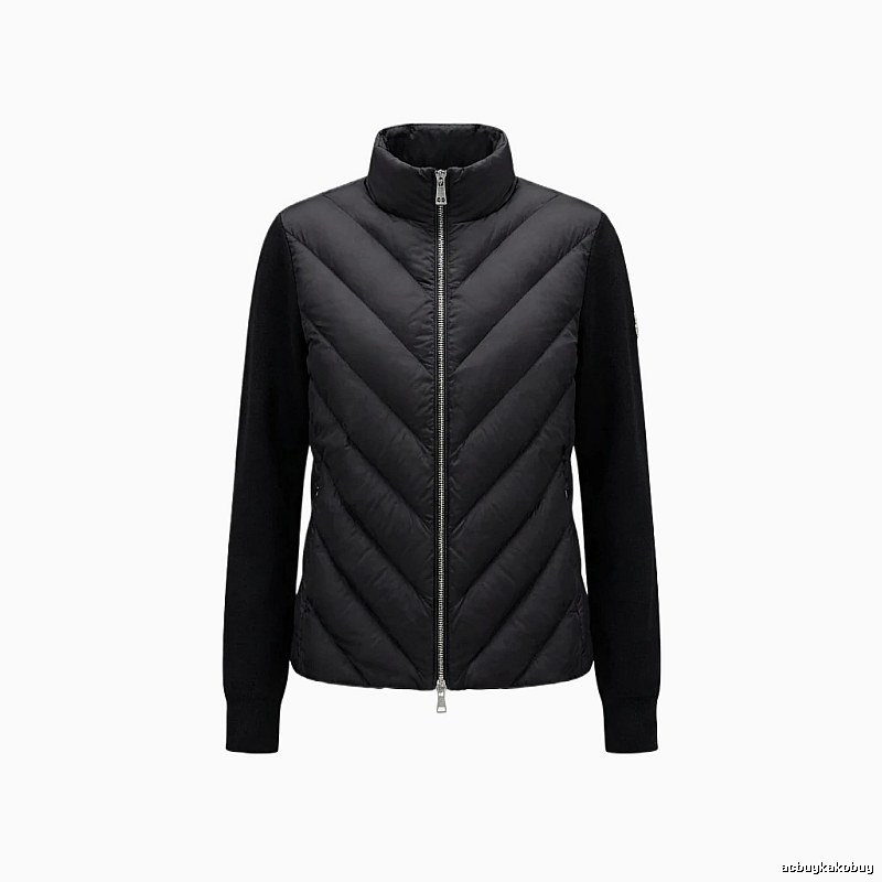Moncler black casual style down jacket