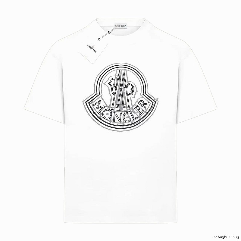Moncler classic and simple style white T-shirt