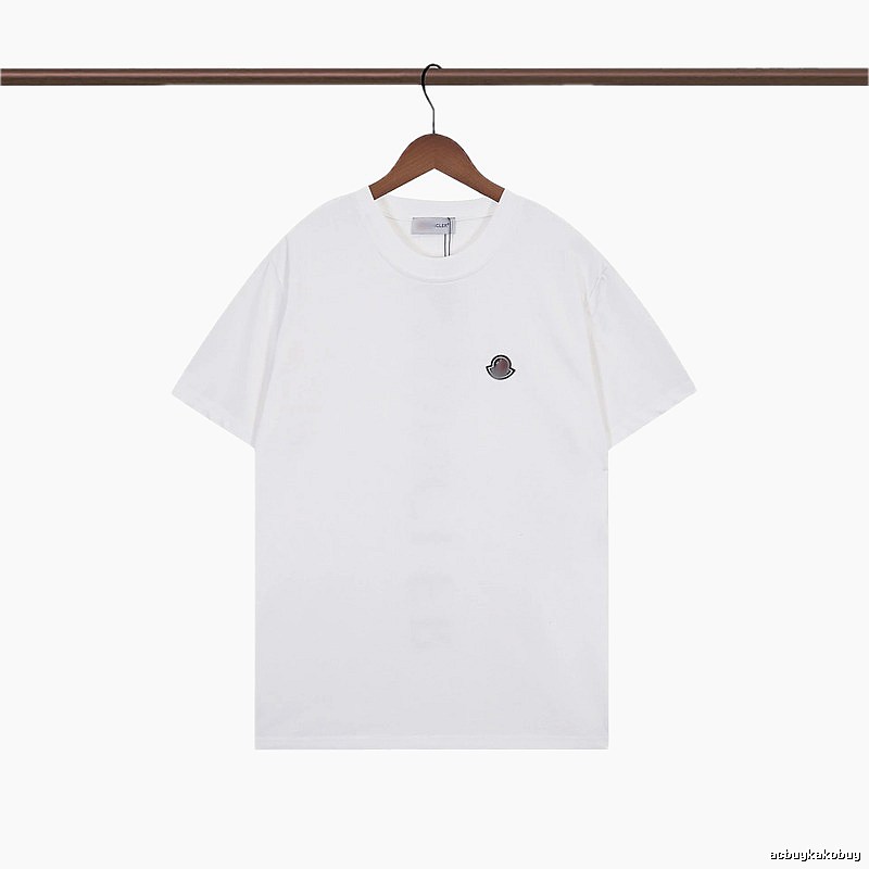 Moncler Classic Minimalist Style White Short-sleeve T-shirt