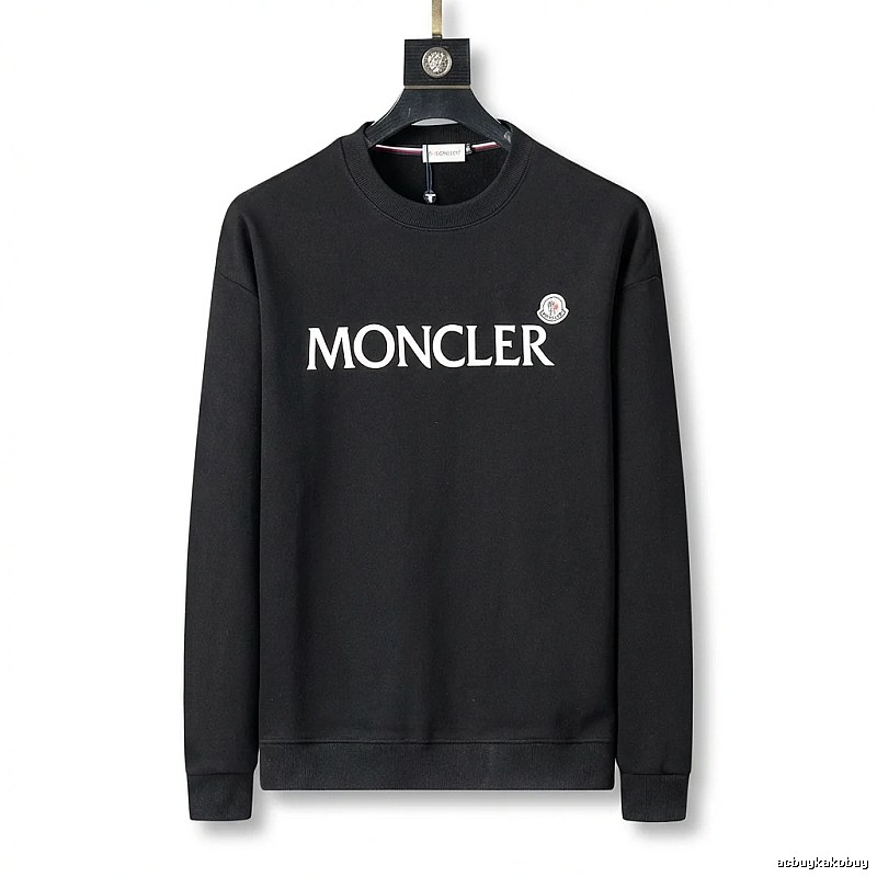 Moncler simple-style black sweatshirt