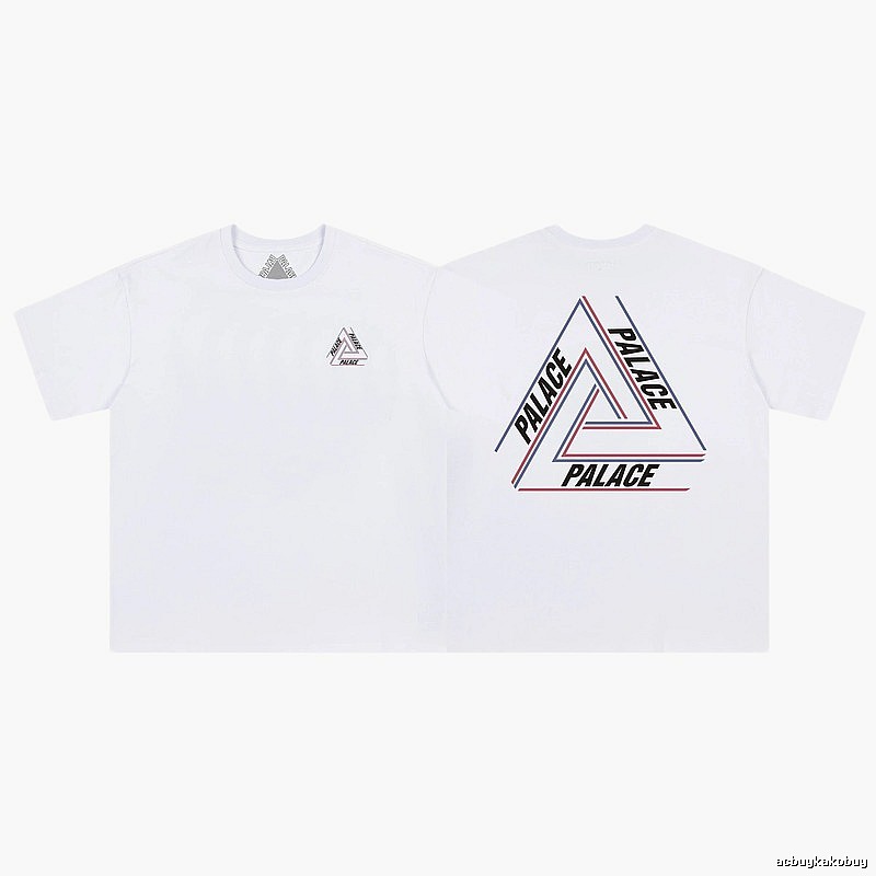 Palace Classic Triangle Street Style White T-shirt