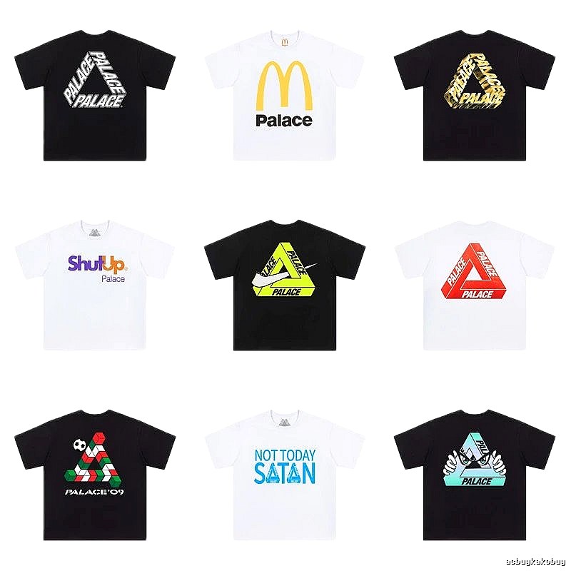 Palace Triangle Series Street Style Multicolor T-shirt