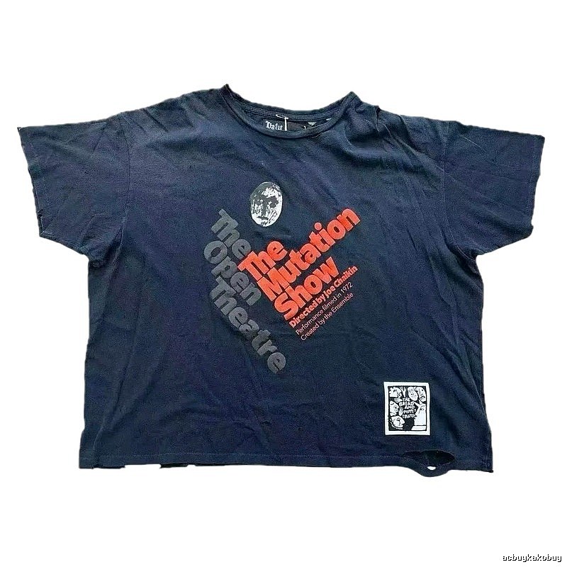 Paly Hollywood Printed Vintage Black T-shirt