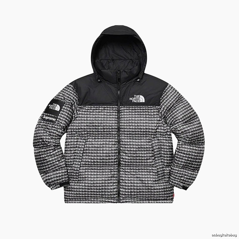 Pattern Logo The North Face Puffer Jacket for Photo Ready Looks