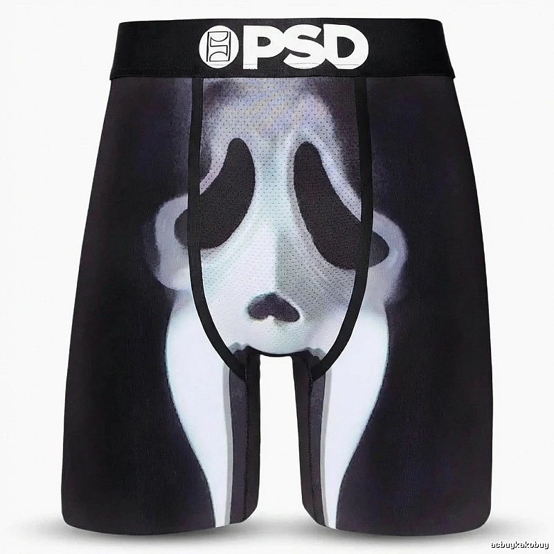 PSD Ghost Face Dark Style Boxer Briefs
