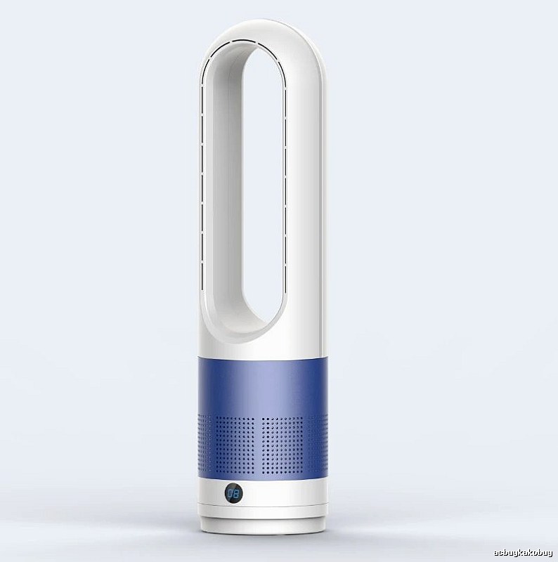 Quiet Room Bladeless Tower Fan 18-inch Single-cooling Version