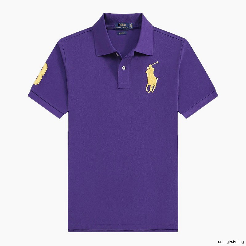 Ralph Lauren Polo Purple Classic Style Short-Sleeve