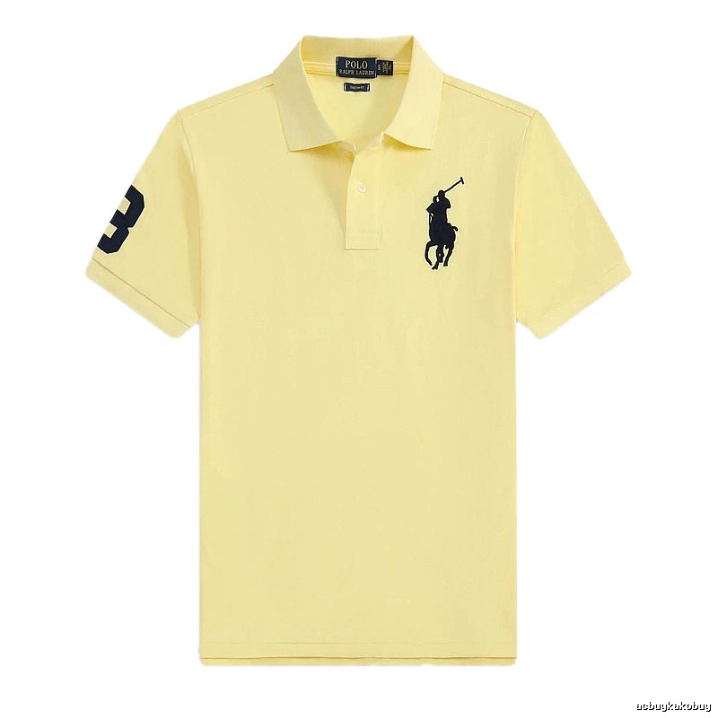Ralph Lauren Polo Series Casual Yellow Polo Shirt
