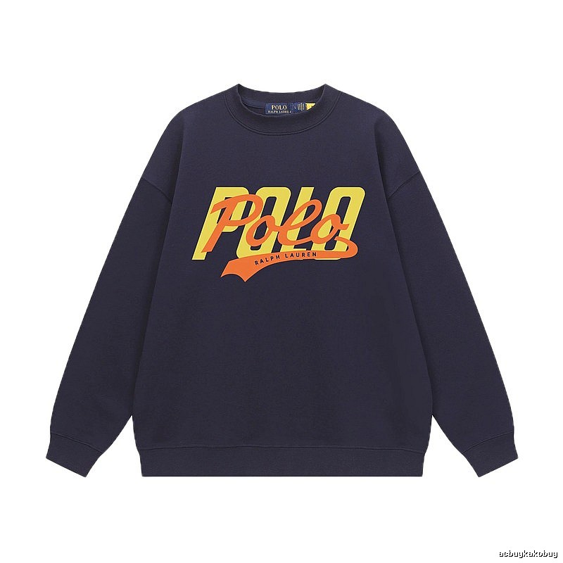 Ralph Lauren Polo Series Fashion Navy Blue Sweatshirt