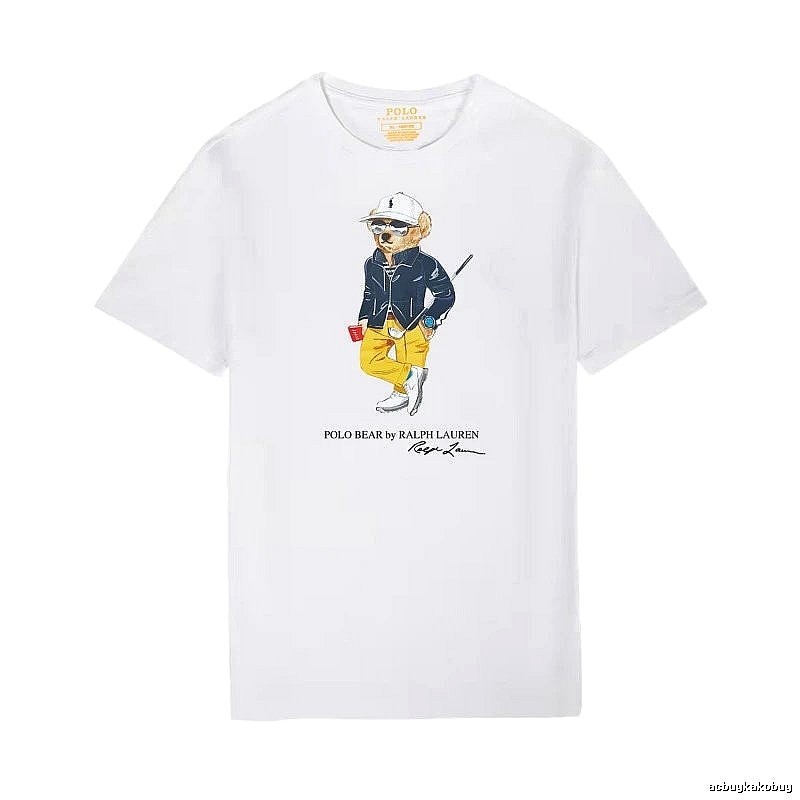 Ralph Lauren white T-shirt with bear print