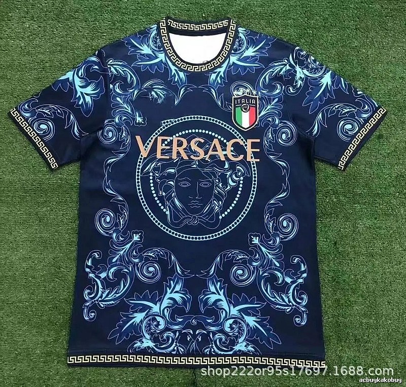 Real Madrid Blue Dragon Soccer Jersey Poolside Style