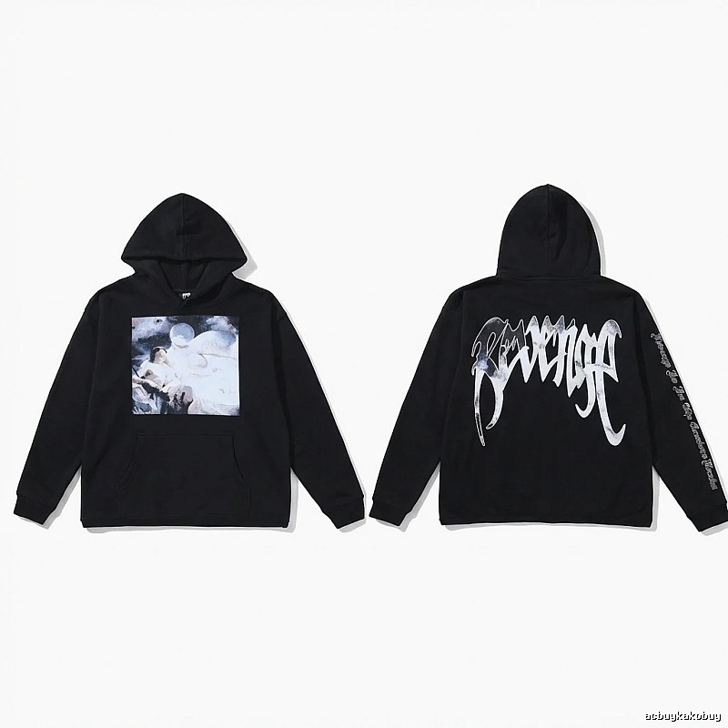 Revenge dark style black hoodie