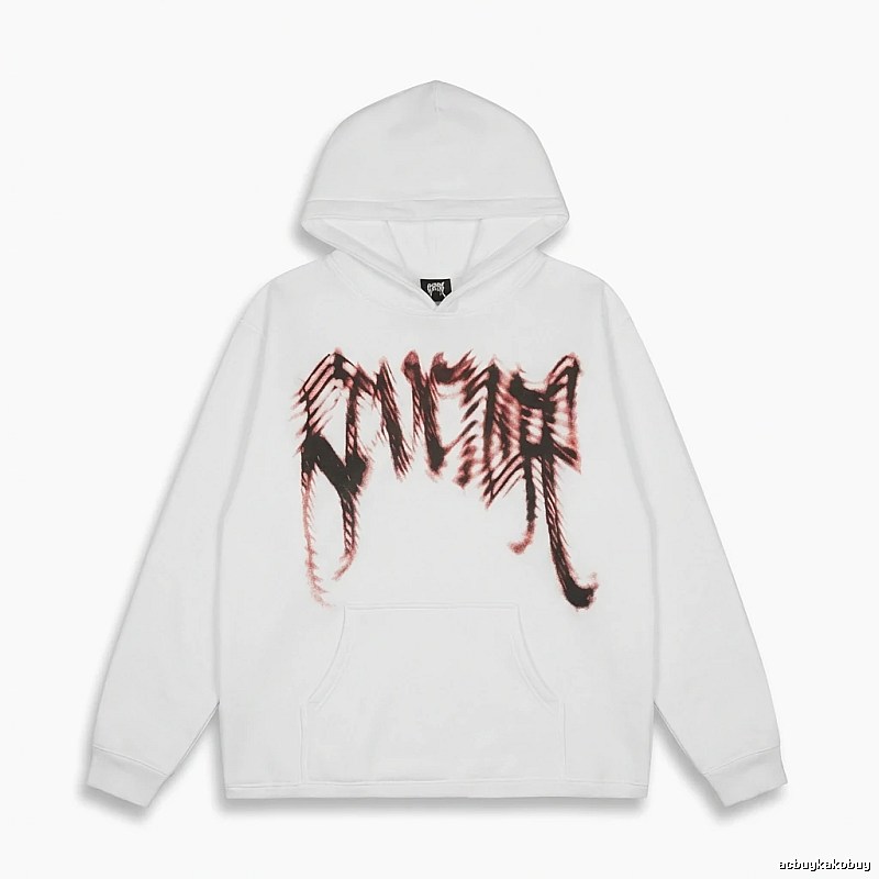 Revenge Gothic Style White Hoodie