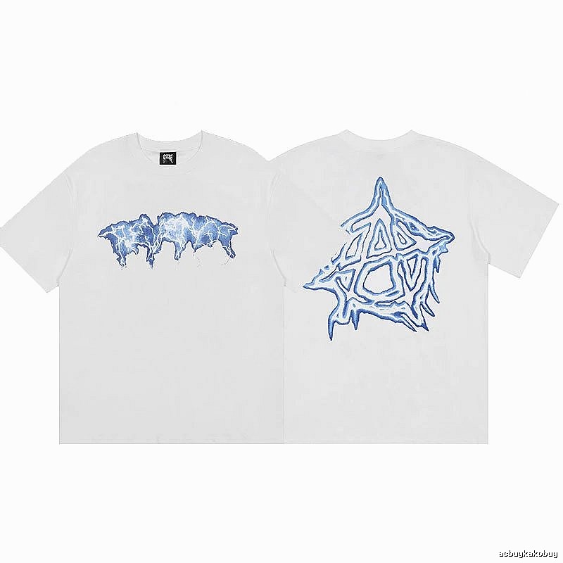 Revenge White Skull Graphic T-Shirt Downtown Style